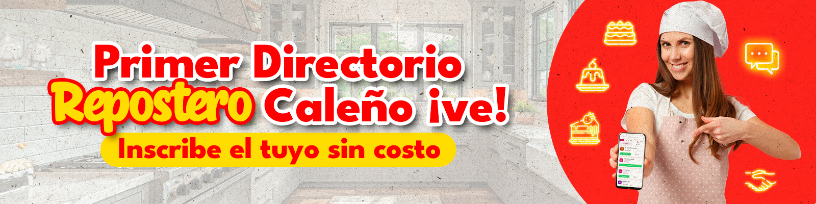 Primer Directorio Repostero Caleño — Inscribe el tuyo sin costo